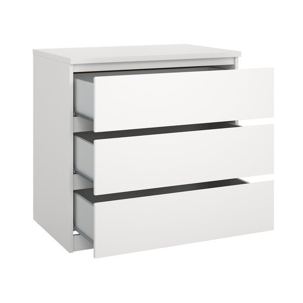 Biela komoda 77x76x50 cm Naia – Tvilum-image-2
