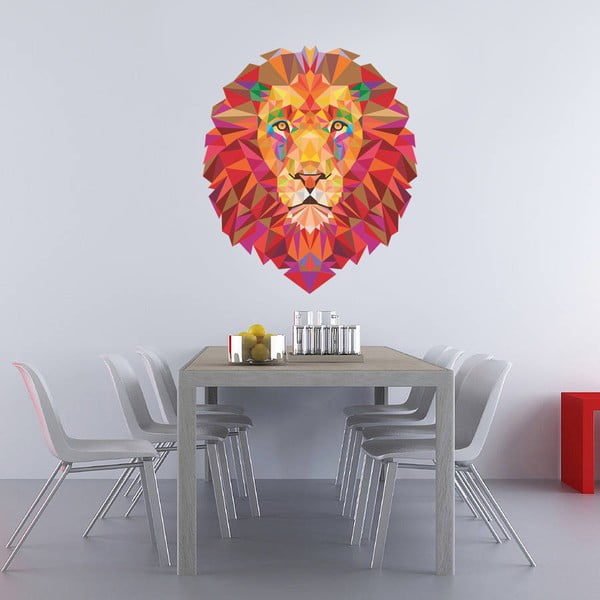 Samolepka na stenu  Lion, 120x90 cm