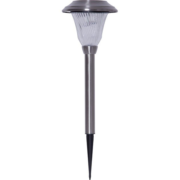 Solárne záhradné LED svetlo z nehrdzavejúcej ocele Star Trading Barcelona, výška 41 cm-image-2