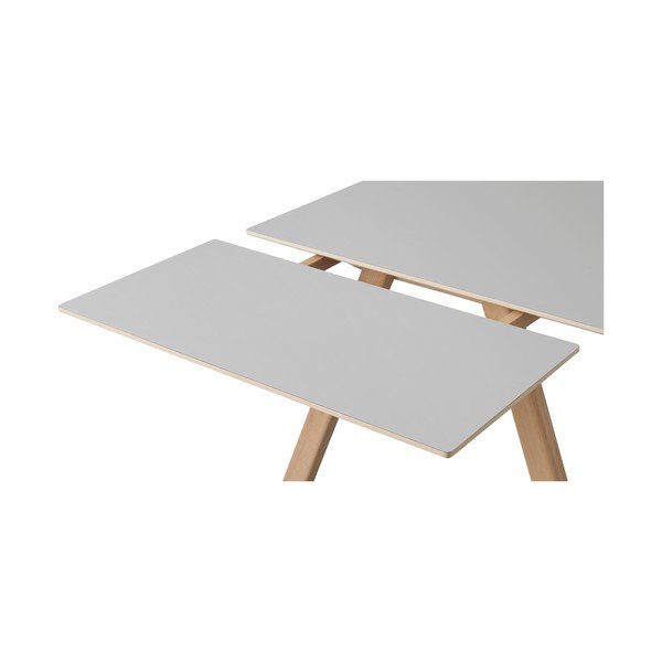 Sivá doska k rozšíreniu stola Unique Furniture Bilbao, 45 x 90 cm-image-1