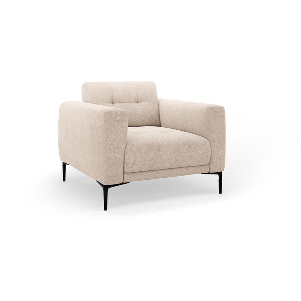 Svetlohnedé kreslo Bemy – Micadoni 