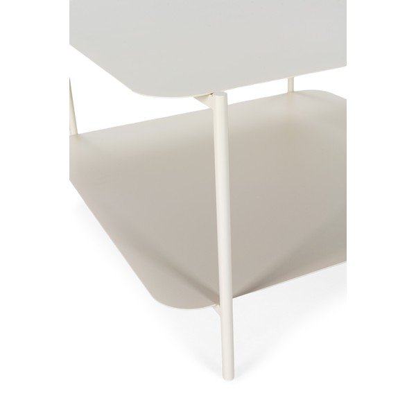 Krémovobiely kovový konferenčný stolík 70x73 cm Beatrix – MOME-image-3