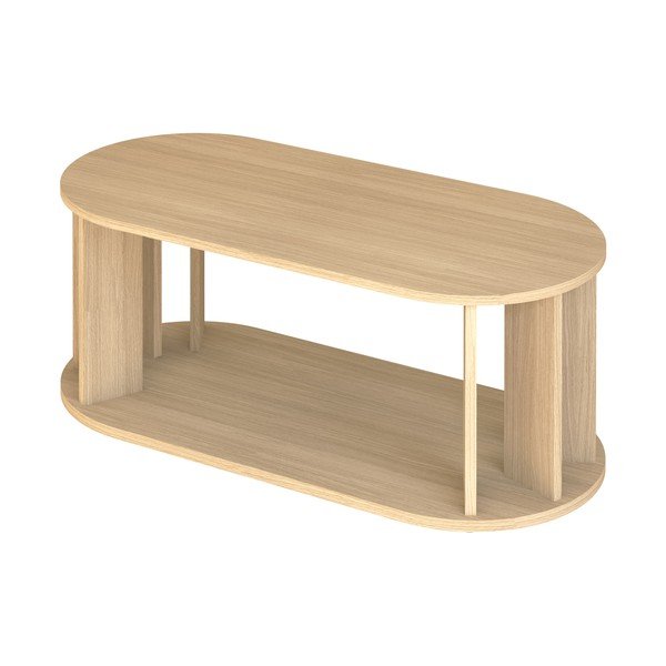 Konferenčný stolík v dekore duba v prírodnej farbe 50x110 cm Nora – TemaHome-image-2