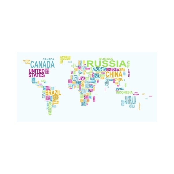 Nástenná mapa sveta Tomasucci World Map, 80 x 160 cm-image-3