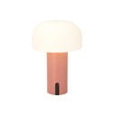 Biela/ružová LED stolová lampa (výška  22,5 cm) Styles – Villa Collection