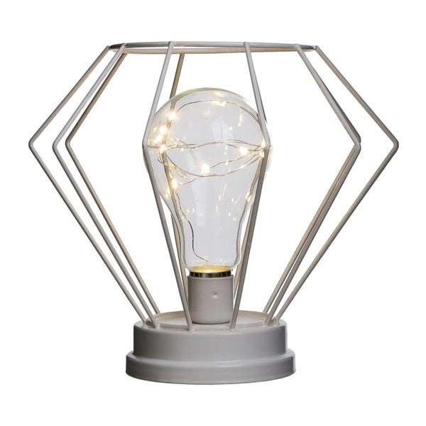 Krémová stolová LED lampa Ixia Elda