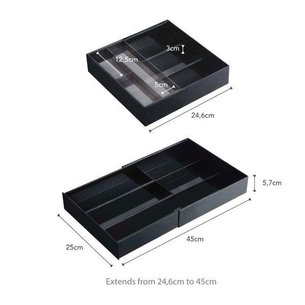 Plastový organizér do zásuvky Tower – YAMAZAKI-image-3