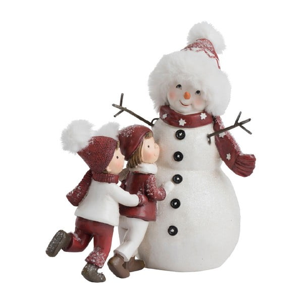 Dekoratívna vianočná soška J-Line Snowmen