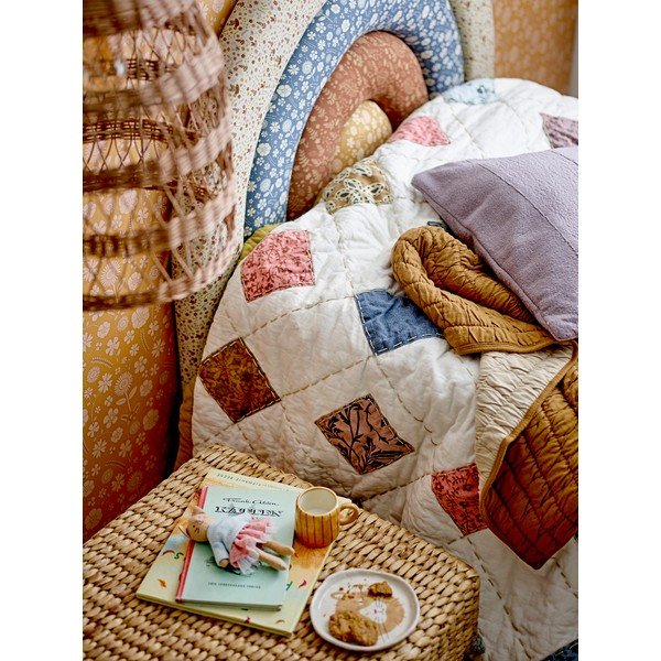 Hnedá bavlnená detská deka 80x100 cm Baille – Bloomingville Mini-image-4