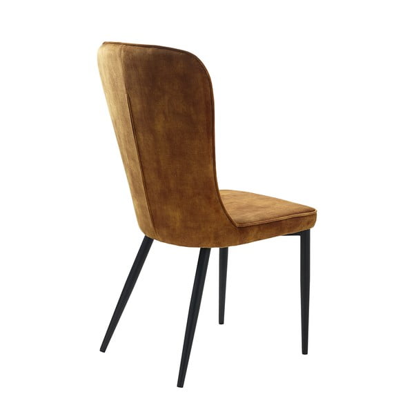 Žltá jedálenská stolička Unique Furniture Hudson-image-4