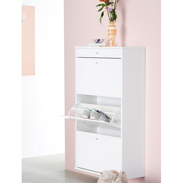 Biela skrinka na topánky Mistral White-image-4