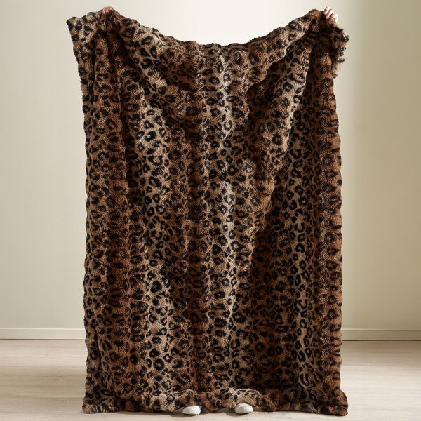 Hnedá deka 130x170 cm Animal Print – Catherine Lansfield-image-2