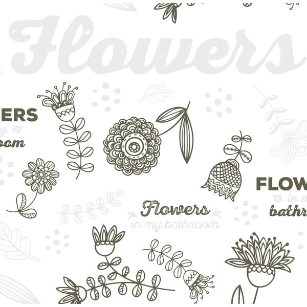 Sprchový záves 180x200 cm Flowers – MSV-image-3