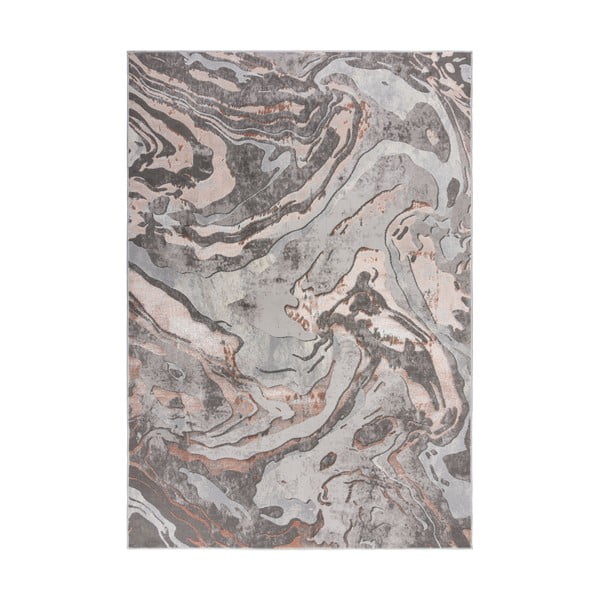 Sivo-béžový koberec Flair Rugs Marbled, 80 x 150 cm