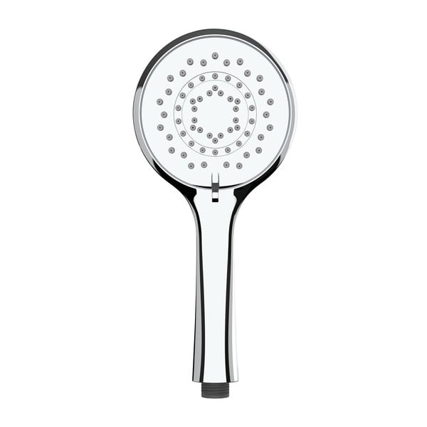 Úsporná chrómovaná sprchová hlavica Wenko Automatic, ø 11 cm