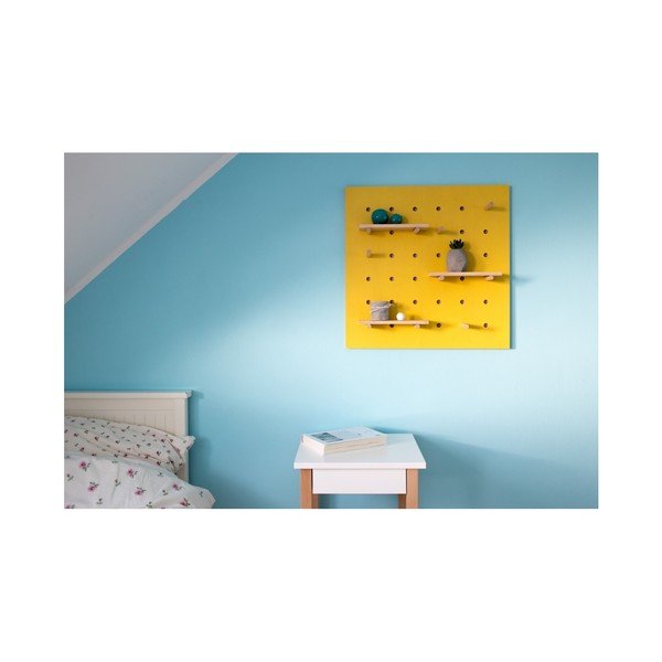 Modrý nástenný organizér Ragaba TRIVENTI, 60 × 60 cm-image-1