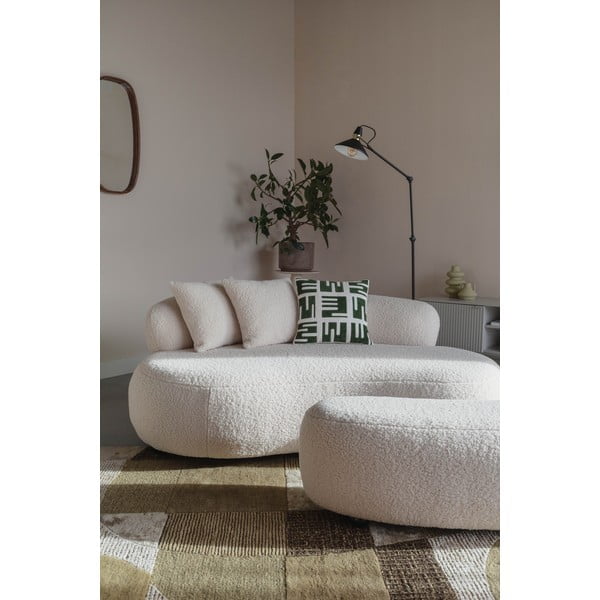 Krémová pohovka 185 cm Noxx – White Label-image-1