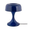 Modrá kovová stolová lampa (výška  20 cm) Moda Retro – Leitmotiv