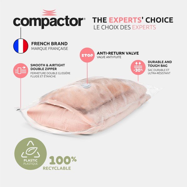 Vákuové vrecia v súprave 2 ks Premium Valve S – Compactor-image-2