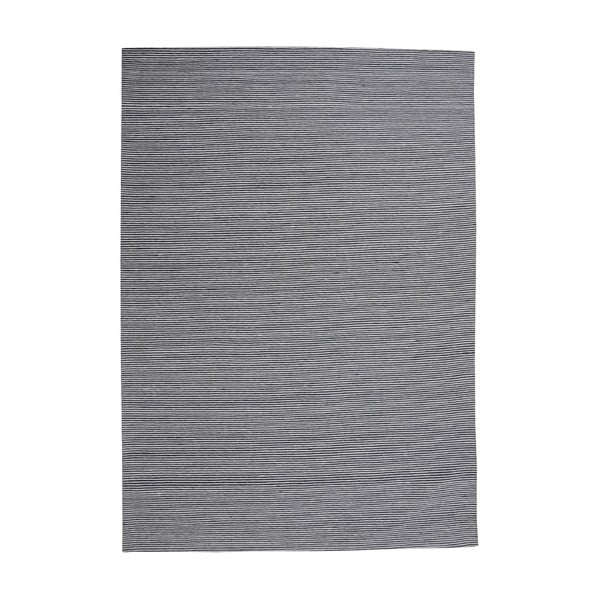 Vlnený koberec Casa Black/White, 160x230 cm