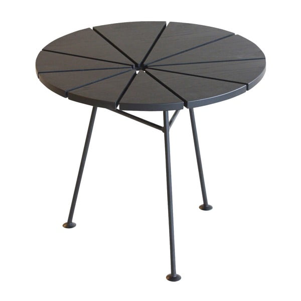 Čierny odkladací stolík OK Design Bambam, Ø 50 cm