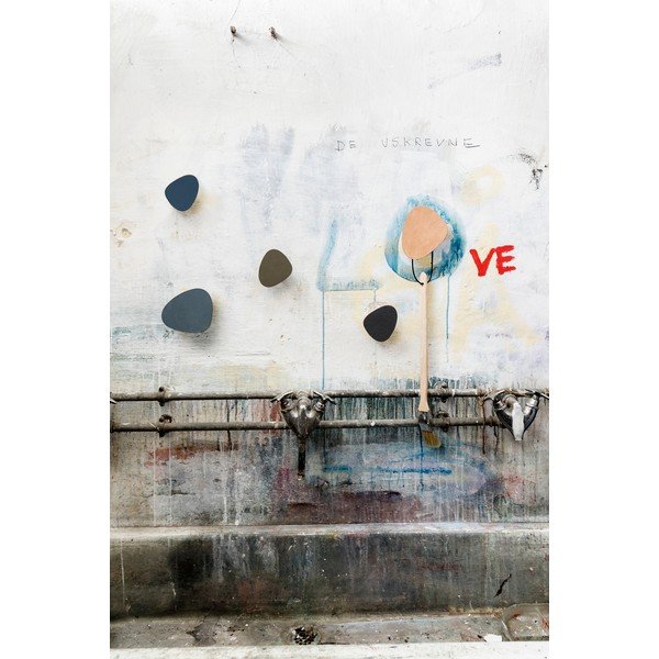 Modrý nástenný oceľový háčik Dot S Nupo – LIND DNA-image-1