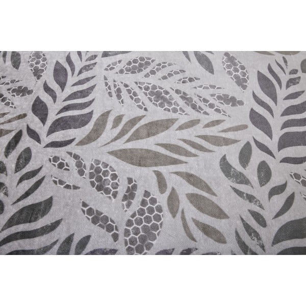 Sivé obliečky na jednolôžko z mikroplyšu 140x200 cm Judith – My House-image-4