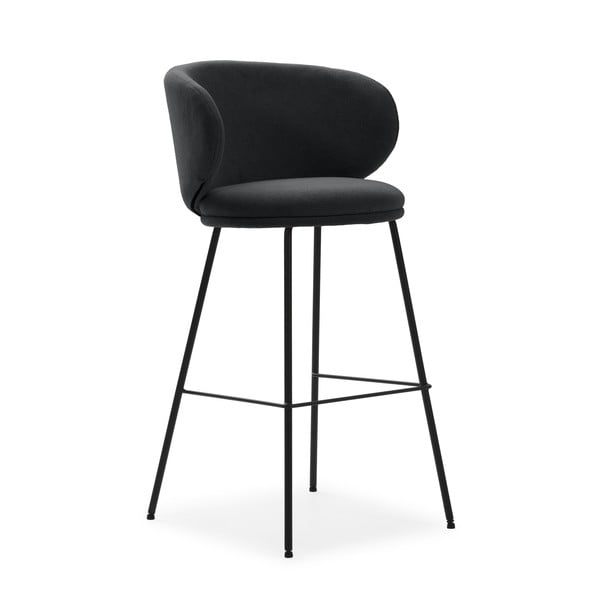 Tmavosivé barové stoličky v súprave 2 ks (výška sedadla 65 cm) Rush – Marckeric