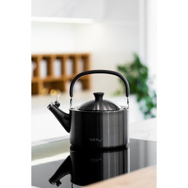 Čierna varná kanvica Vialli Design Diamante, 1,5 l-image-4