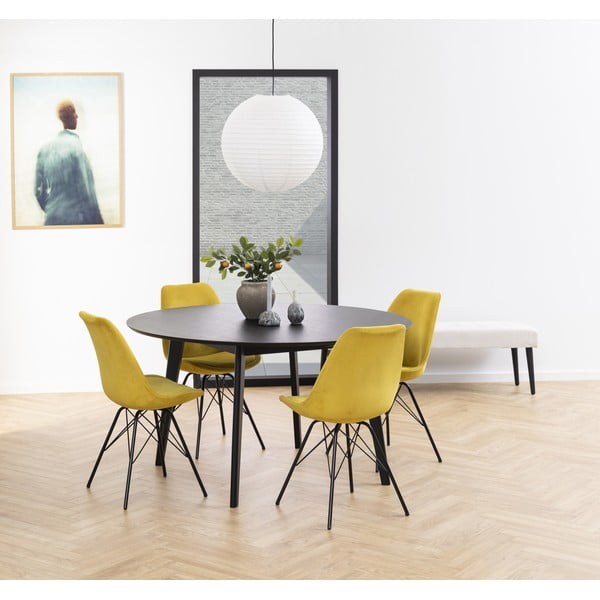 Žltá jedálenská stolička Eris - Actona-image-1