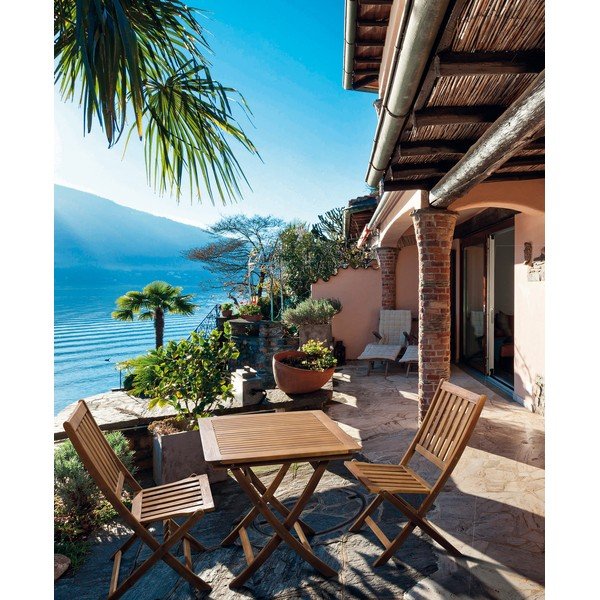 Záhradný stolík z masívu akácie 70x70 cm Noemi – Bizzotto-image-2