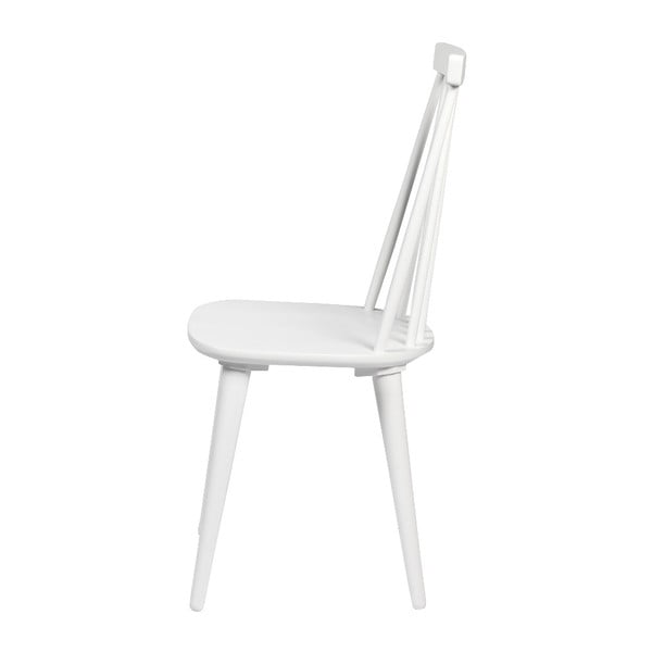 Biela jedálenská stolička z dreva kaučukovníka Rowico Lotta-image-3