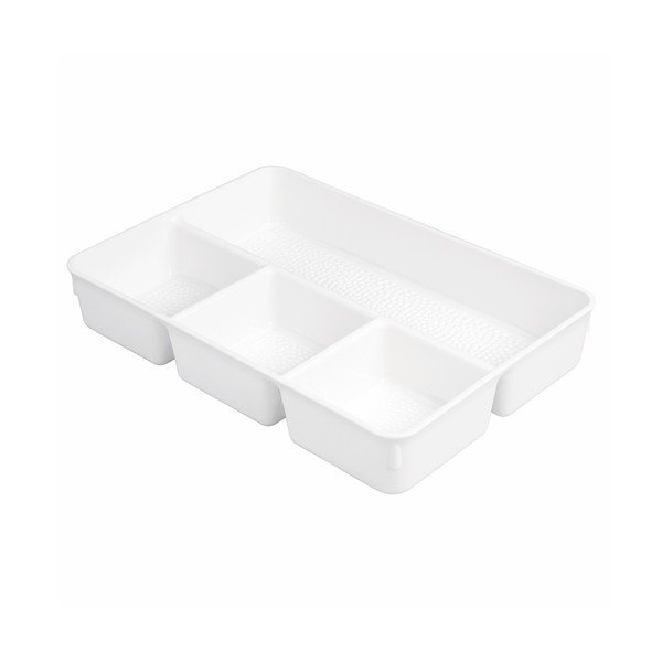 Biely organizér InterDesign Rain Plus, dĺžka 34 cm-image-2