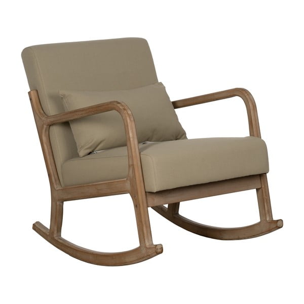 Béžové hojdacie kreslo Weave – Ixia