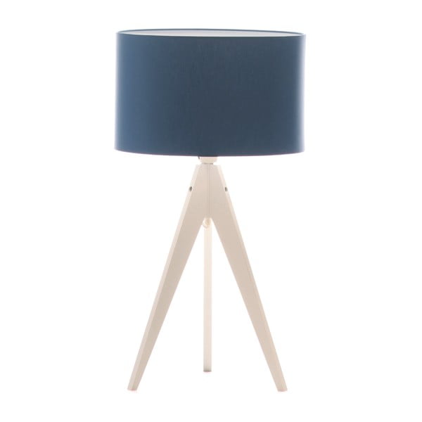 Stolná lampa Artist Dark Blue/White, 40x33 cm