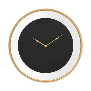 Čierne nástenné hodiny Mauro Ferretti Fashion, ø 60 cm