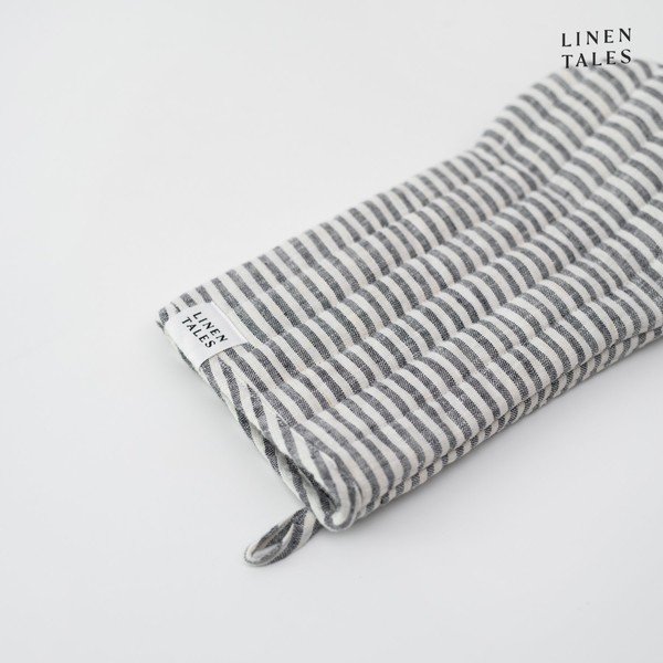 Ľanová chňapka Thin Black Stripes – Linen Tales-image-3