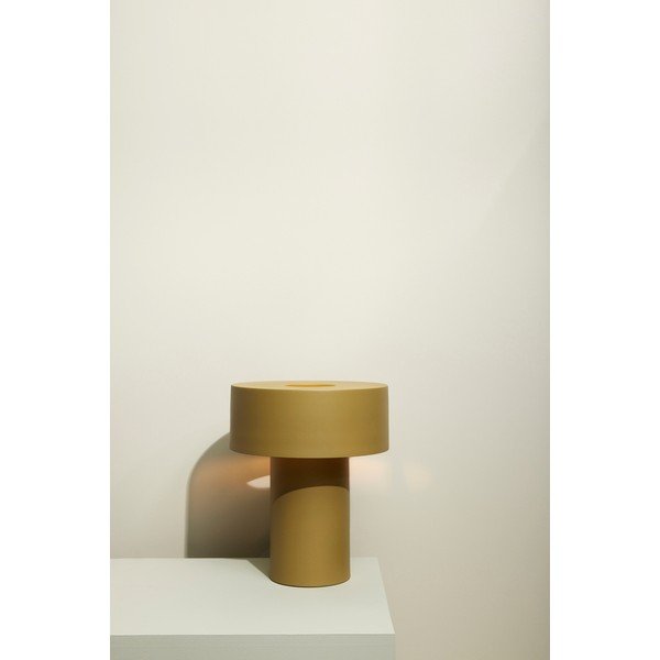 Kaki stolová lampa (výška 37 cm) Aki – Hübsch-image-4
