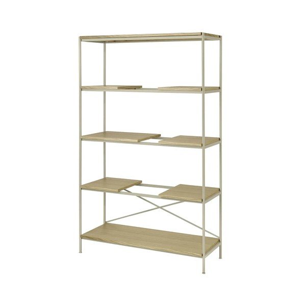 Regál v dekore duba v prírodnej farbe 105x170x40 cm Sukoya – Blomus-image-2