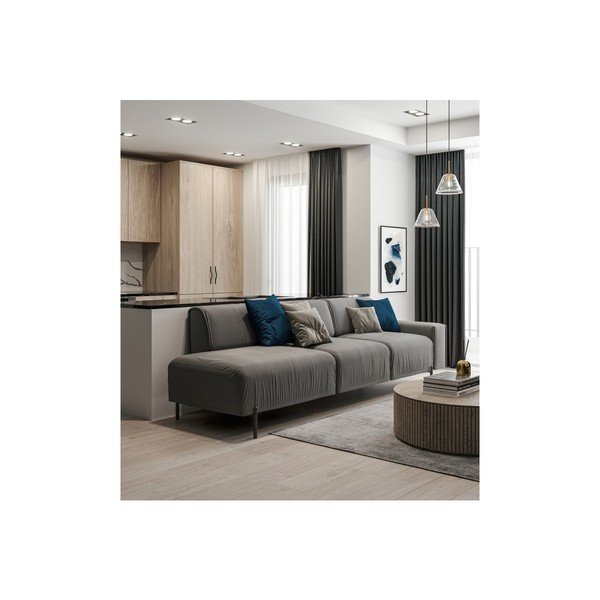 Čierne stropné svietidlo s kovovým tienidlom 15x25,5 cm Milo – GTV-image-2