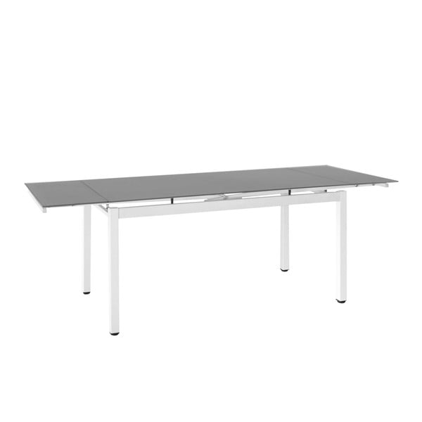 Rozkladací jedálenský stôl Tecno, 150-220 cm, sivý