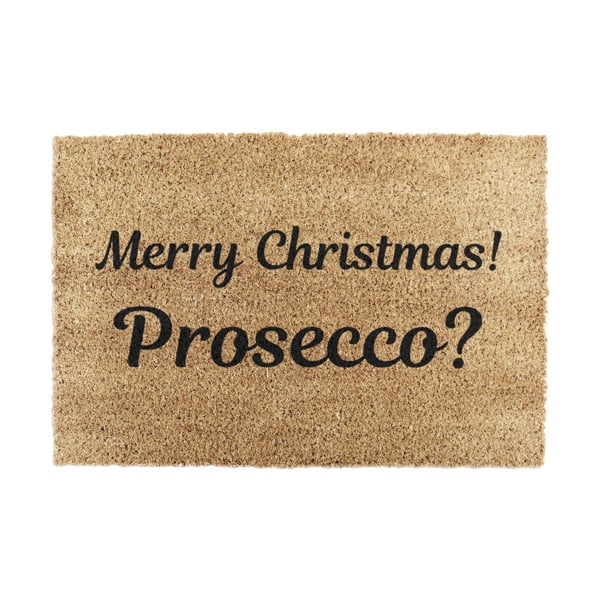 Rohožka s vianočným motívom z kokosového vlákna 40x60 cm Merry Prosecco – Artsy Doormats