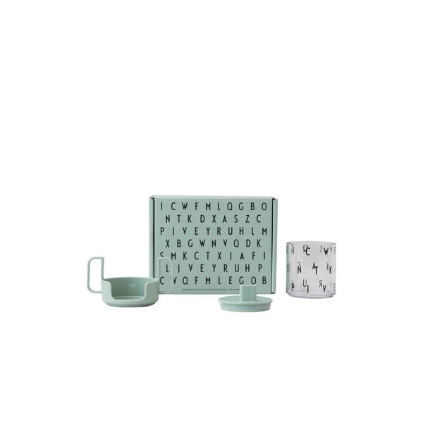 Zelený detský hrnček Design Letters Grow With Your Cup-image-2