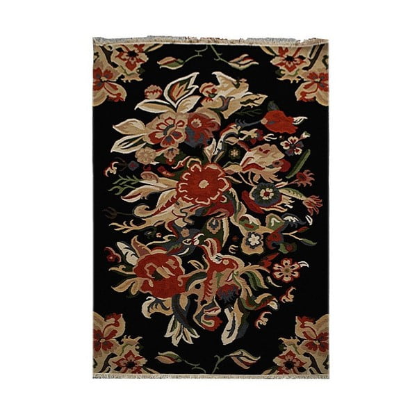 Ručne tuftovaný koberec Flowers, 150x150cm
