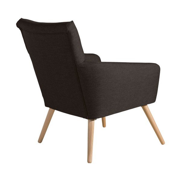 Čokoládověohnedé kreslo Max Winzer Jörn-image-3