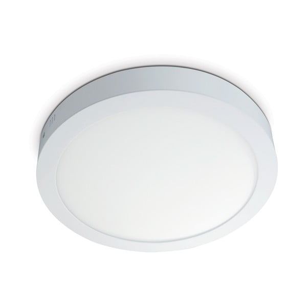LED biele stropné svietidlo Kobi Sigaro, ⌀ 22,5 cm