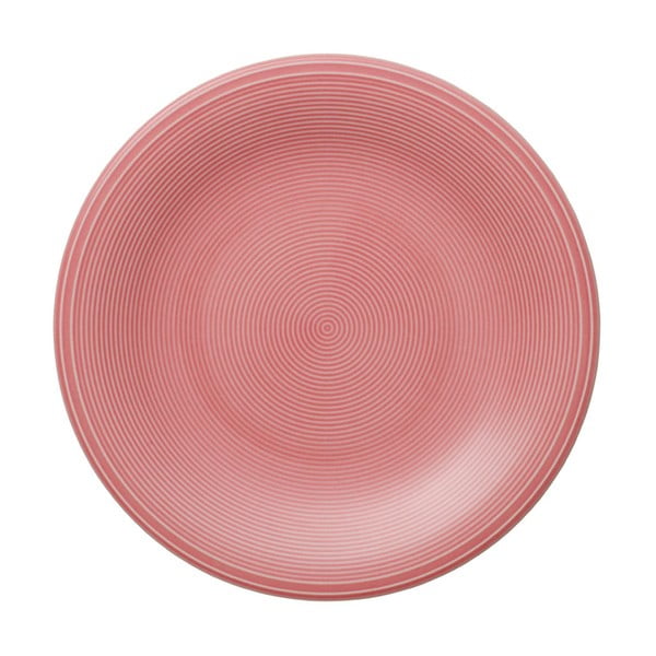 Ružový porcelánový tanier na šalát Like by Villeroy & Boch Group, 21,5 cm