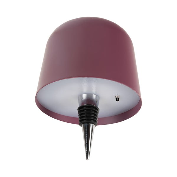 LED stolová lampa ružovofialová na fľašu s kovovým tienidlom (výška 13 cm) Cone Hat LED – Leitmotiv-image-2