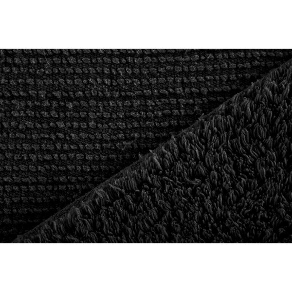 Čierna kúpeľňová predložka 50x45 cm Riva - Tiseco Home Studio-image-1