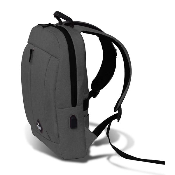 Sivý batoh s USB portom My Valice GALAXY Smart Bag-image-2